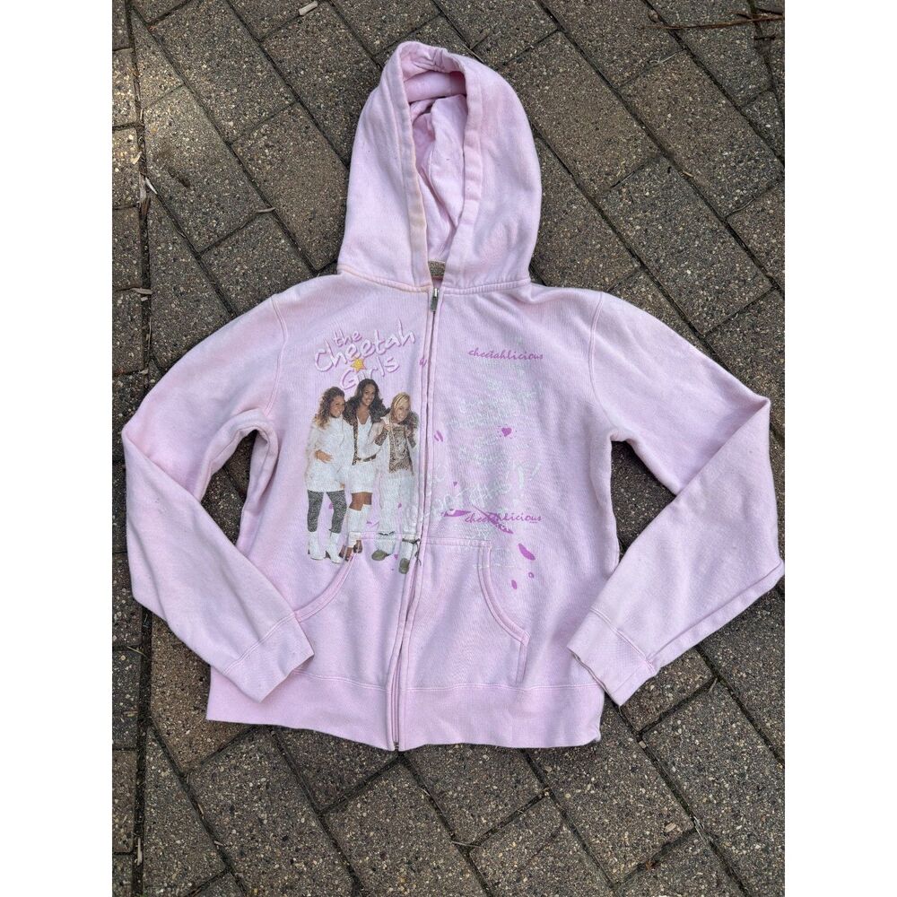 Cheetah Girls Y2K hoodie XS Pink
